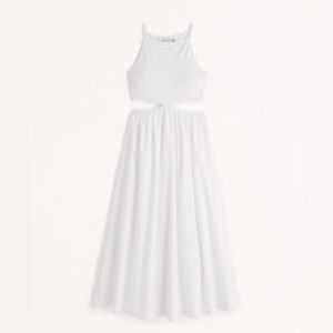 Abercrombie & Fitch Mixed Fabric Dress